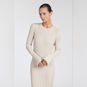 chinese dress ladies HAL BLACK LONG SLEEVE MIDI DRESS  DISSH